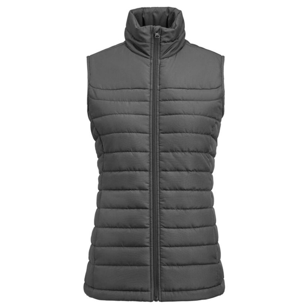 James Harvest Womens/Ladies Arches Padded Bust Vest / Steel Grey